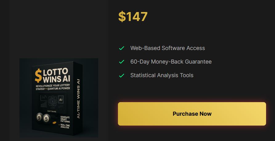 Lotto Wins AI product box